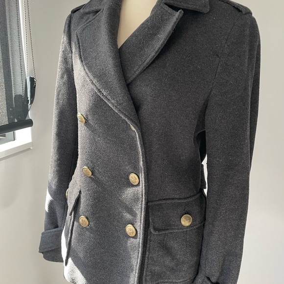 Sportscraft Dark Grey Felt Wool Jacket - Picture 6 of 8
